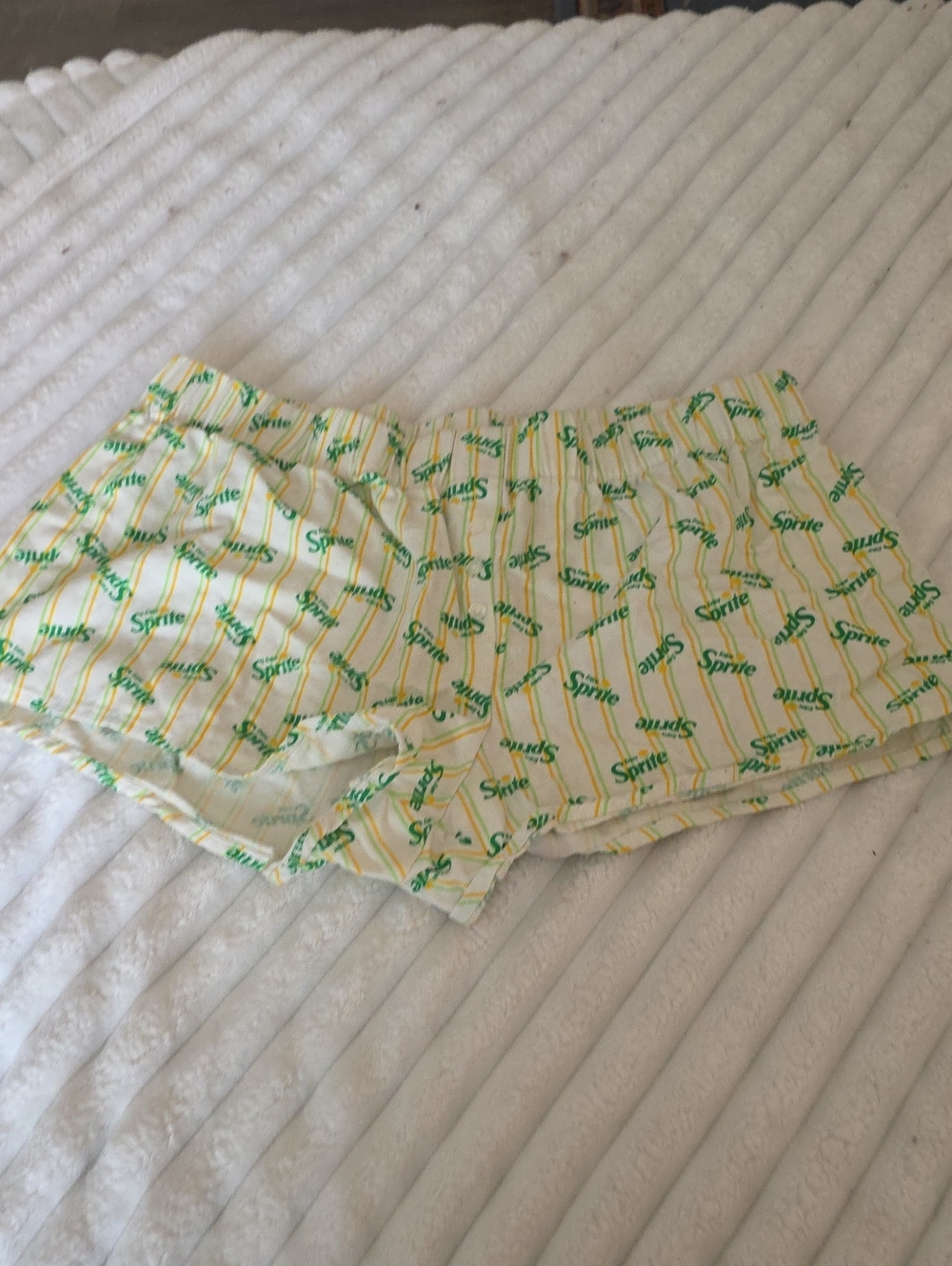Logo Women’s Lounge Shorts - Yellow/Green